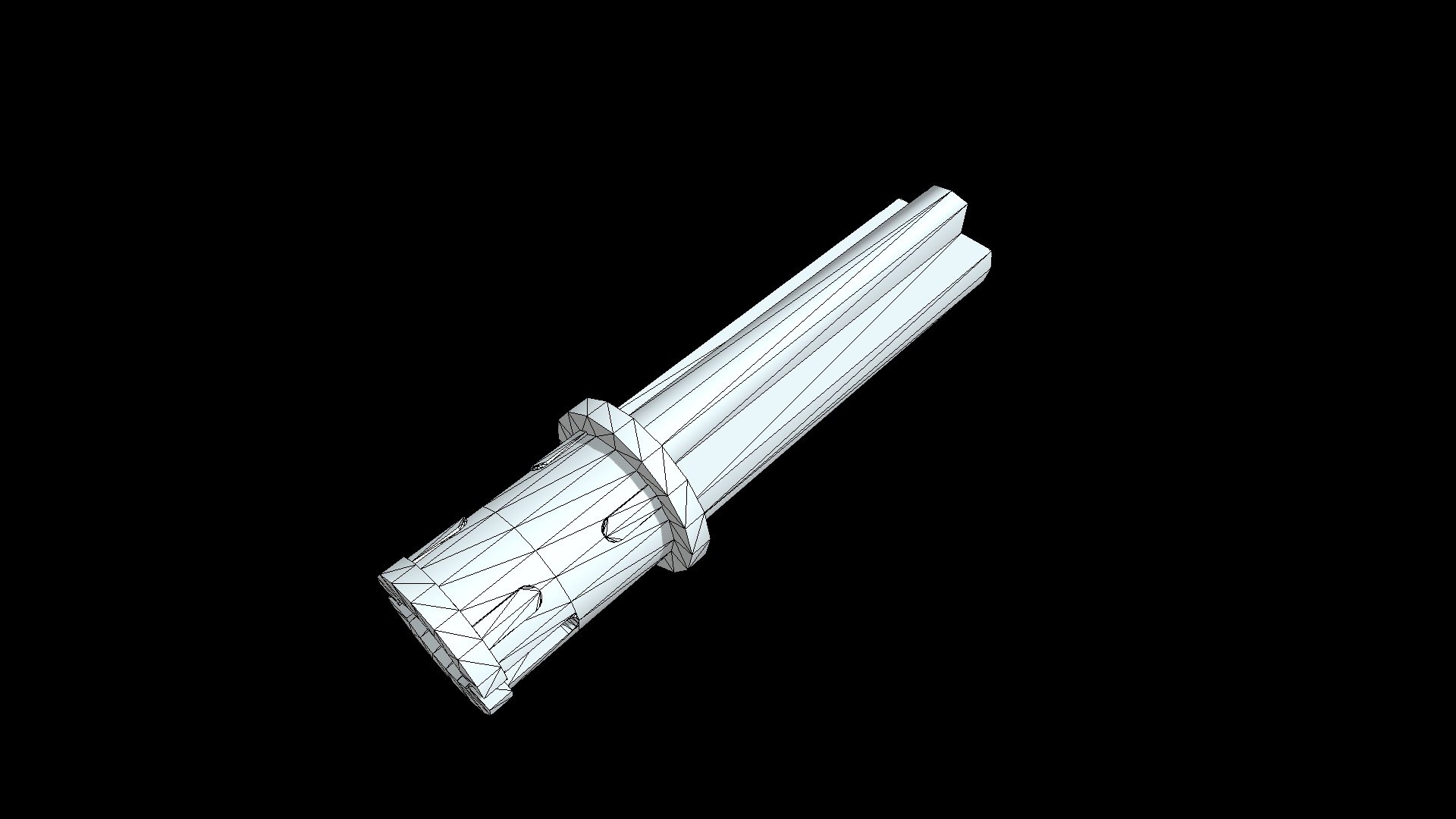 Axle 2L with Pin without Friction Ridges