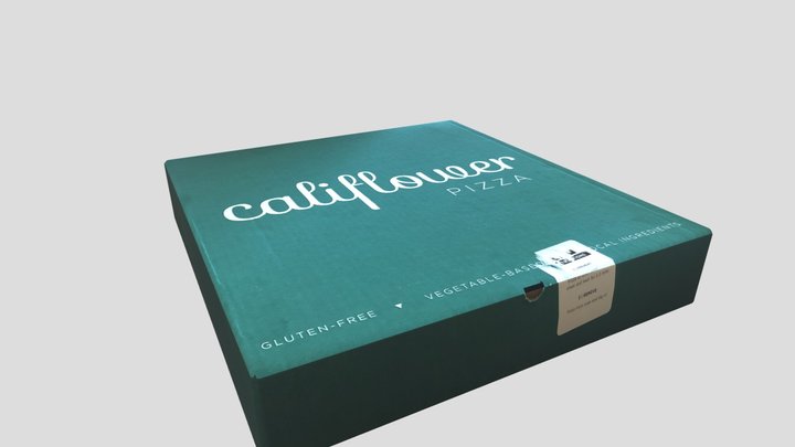 Califlower Pizza Box 3D Model