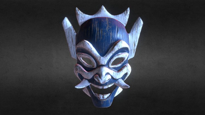 2 Mask - Blue Spirit! 3D Model