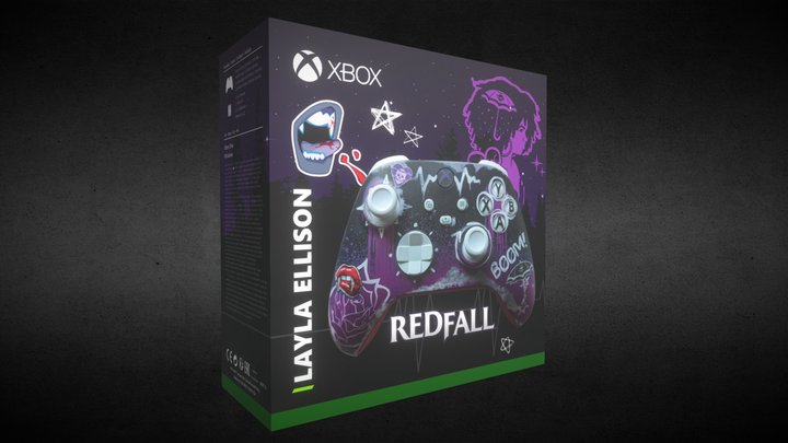 Xbox Controller Sleeve - Redfall - Layla 3D Model