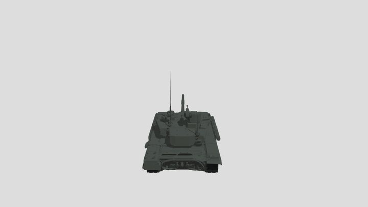 T-90M (Without ERA) 3D Model