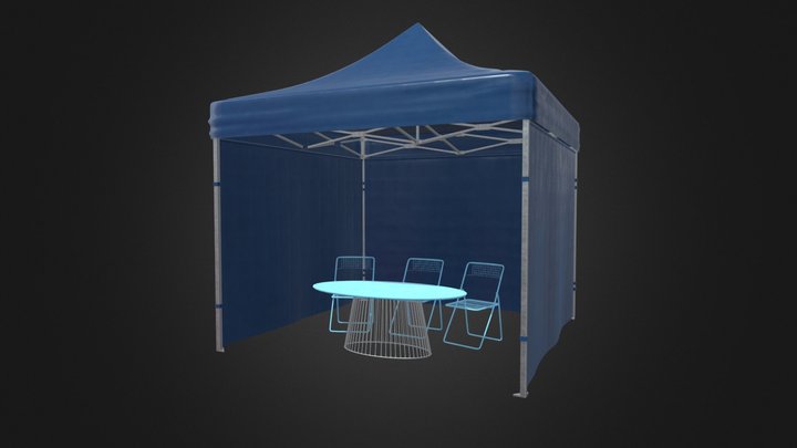 Promotional Tent 3D Model 3D Model