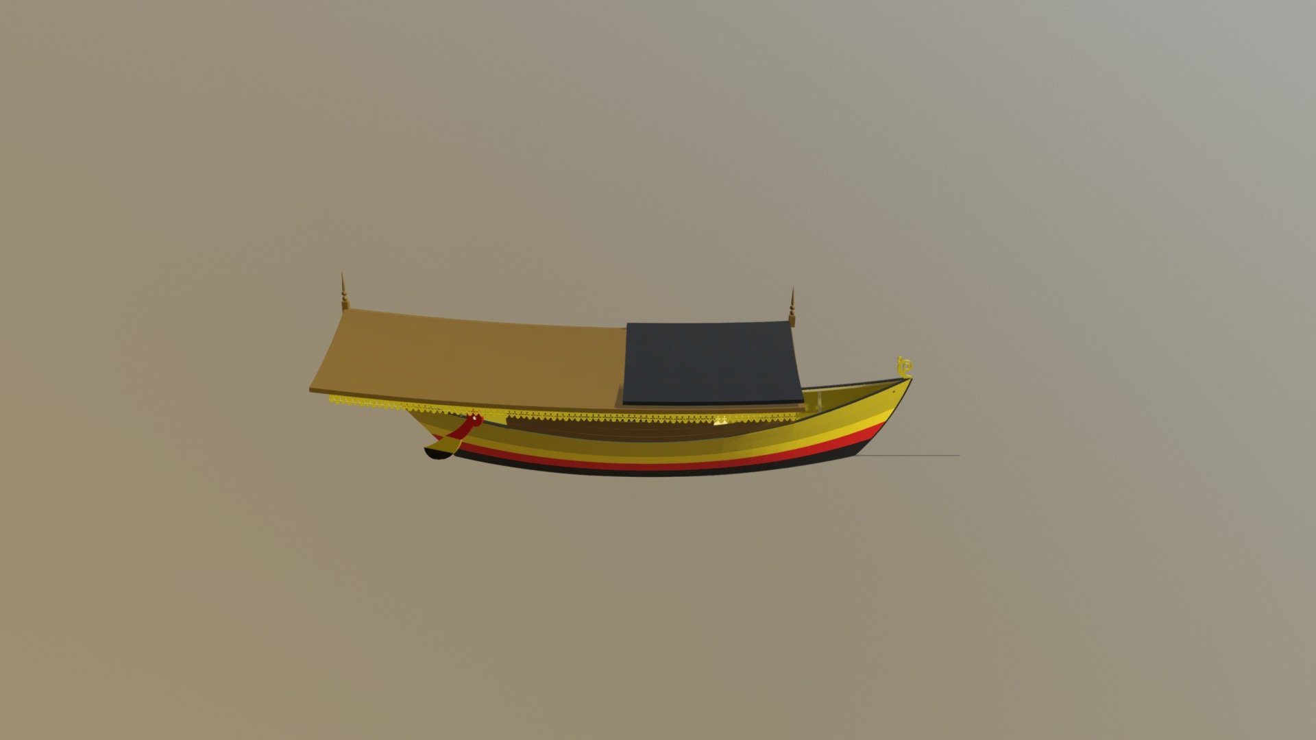 Perahu Tambang Miniature - 3D model by Malaysian-Handicraft [b779859 ...