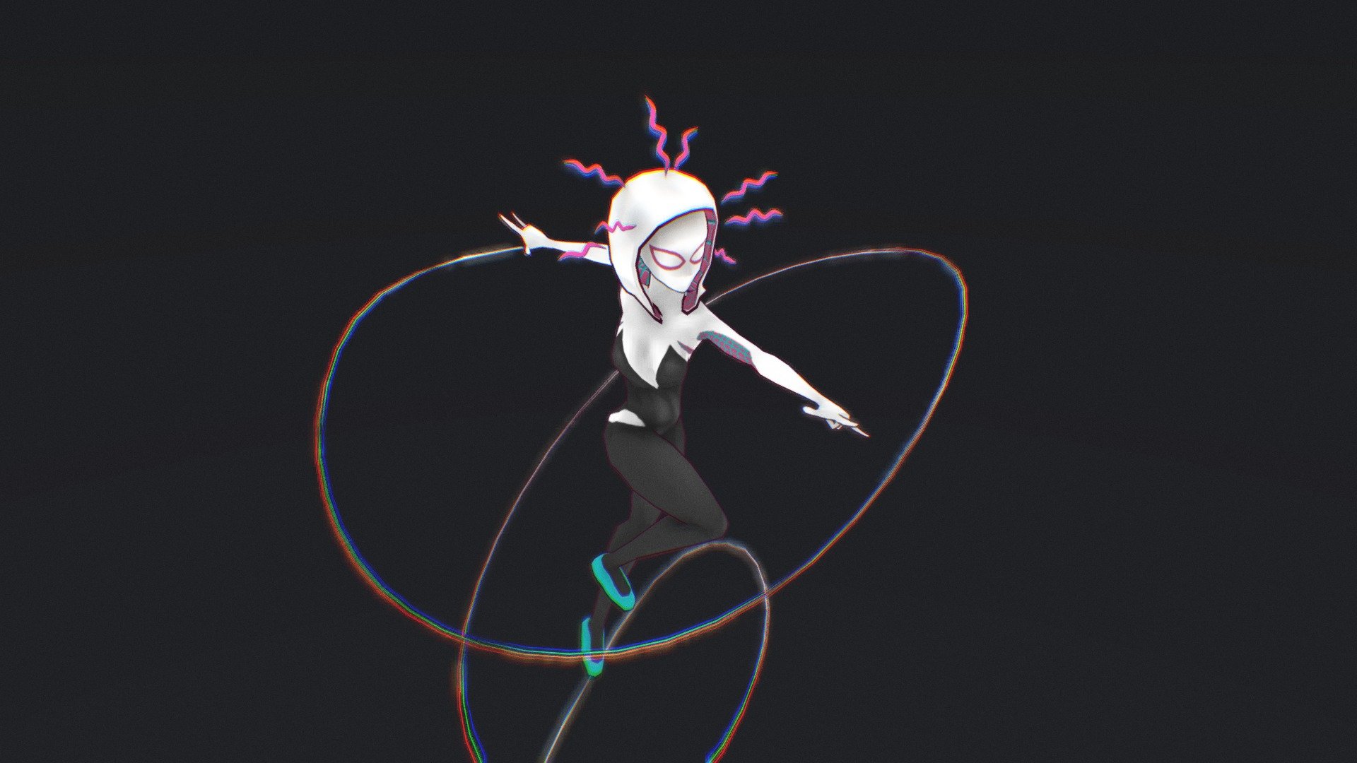 Spider-Gwen - 3D model by NovanCN [b779f3f] - Sketchfab