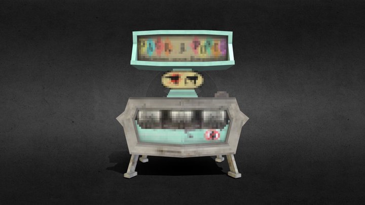 Minecraft Pack A Punch Machine 3D Model
