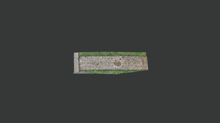 Ragstone surface, Hampton Court Palace 3D Model
