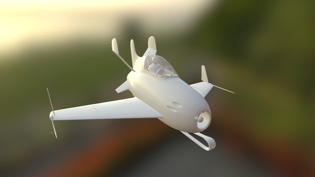 XF-85 Goblin [Animation] 3D Model