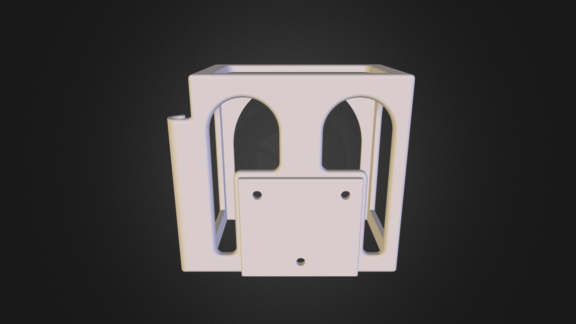 Replicator 2 Power Brick holder - 3D model by 3dindustries [b77ba38 ...