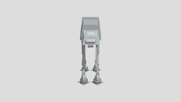 AT-AT WALKER draft 3D Model