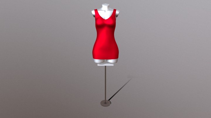 S F Dress Base 3D Model