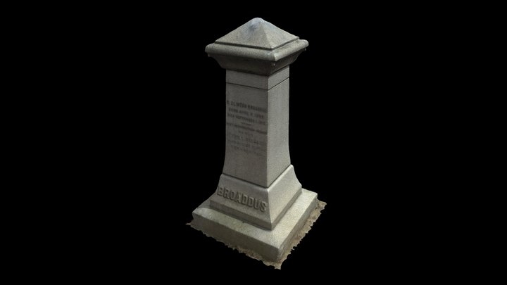 Grave Stone from 1912 3D Model