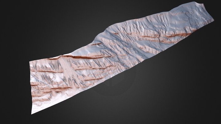 Bathymétrie - Rivaz 3D Model
