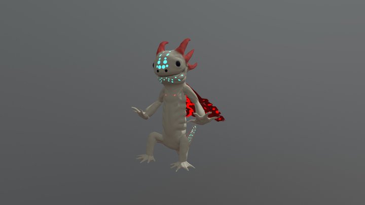 Ajolote 3D Model