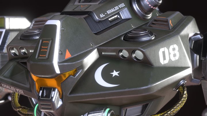 AL-KHALID Mech (The Eternal) 3D Model