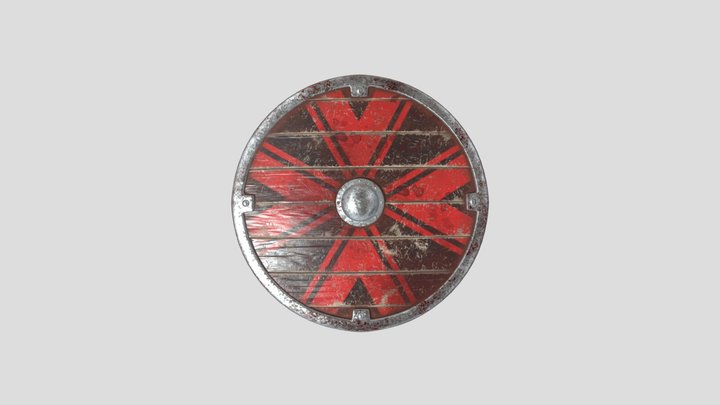 Viking Shield 3D Model