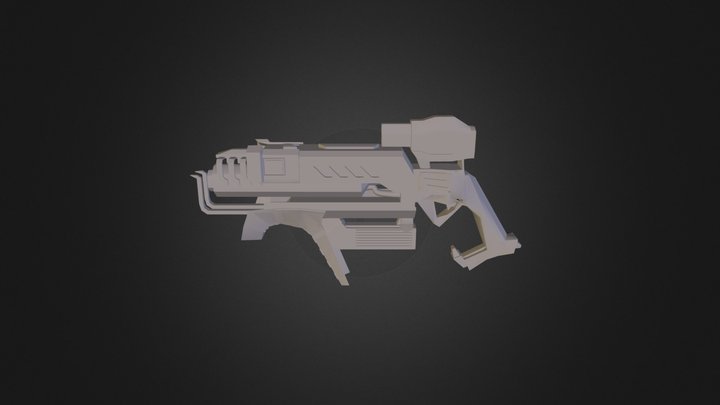 SpaceGun001 3D Model