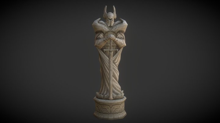 Statue Of Gods 3D Model