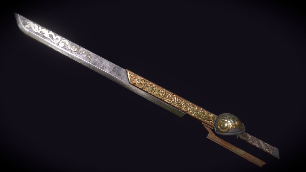 Ornamented Copper Blade
