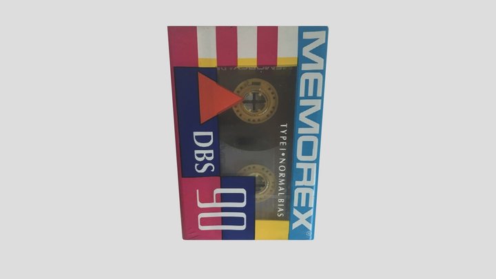 Cassette Tape 3D Model