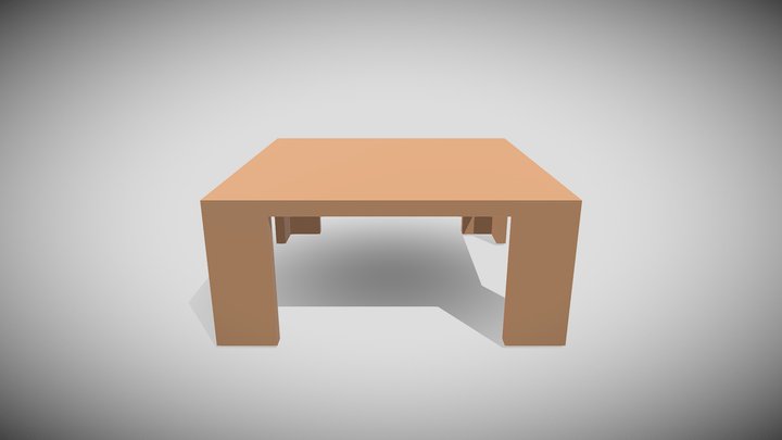table wood 3D Model