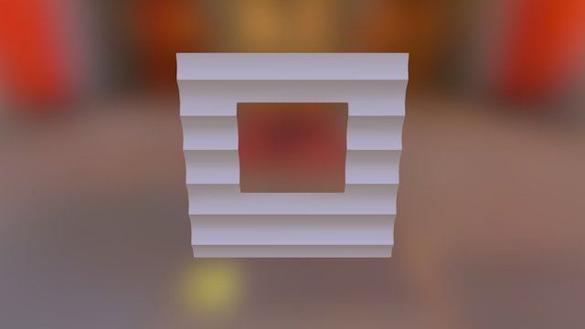 Wall 1 Window Wall 3D Model