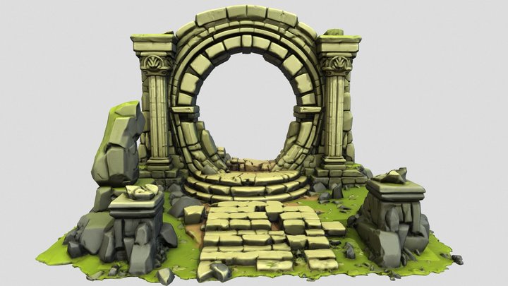 Ancient-Gateway-X-'North' 3D Model