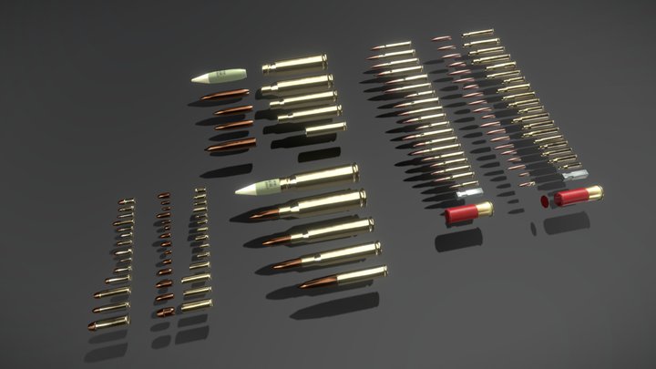 Ammo Collection 3D Model