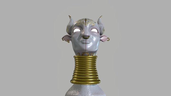 The Sacred Bull of lord Shiva 3D Model