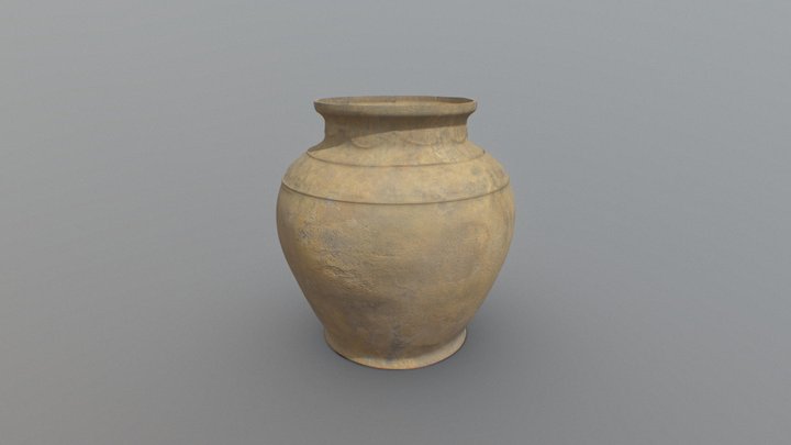 Old Pottery Jar 30x30x31 3D Model