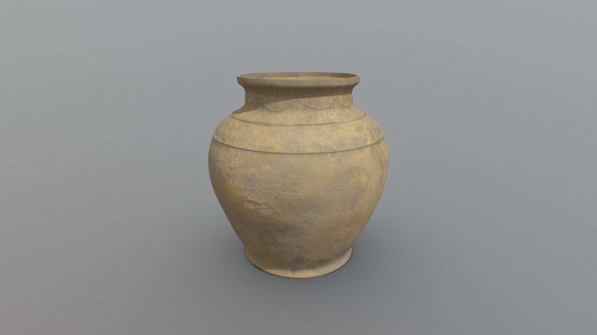 Old Pottery Jar 30x30x31