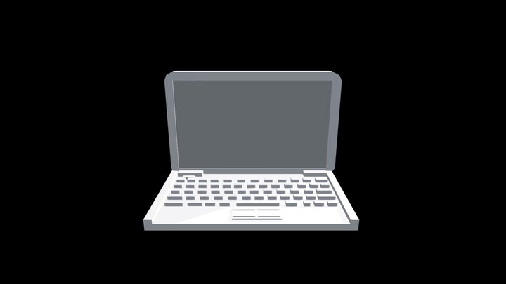HP Computer 3D Model