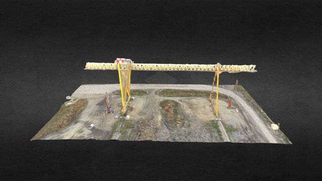 Logging Crane 3D Model