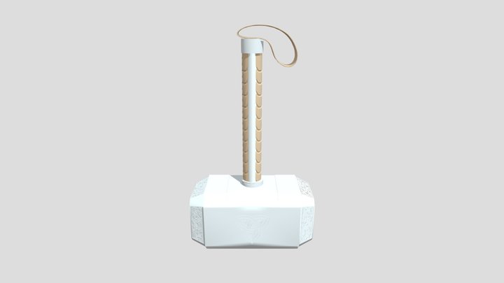 Thor's Hammer 3D Model