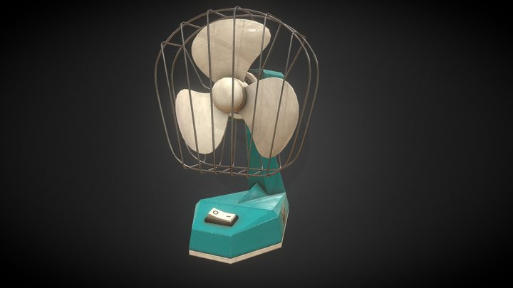 Desk Fan DF1 3D Model