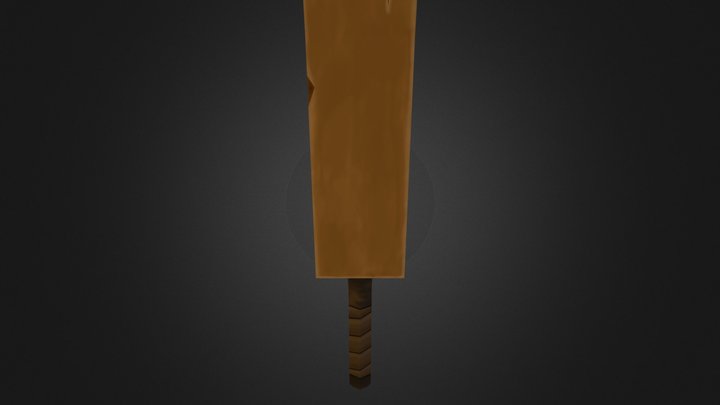 Cricket Bat 3D Model