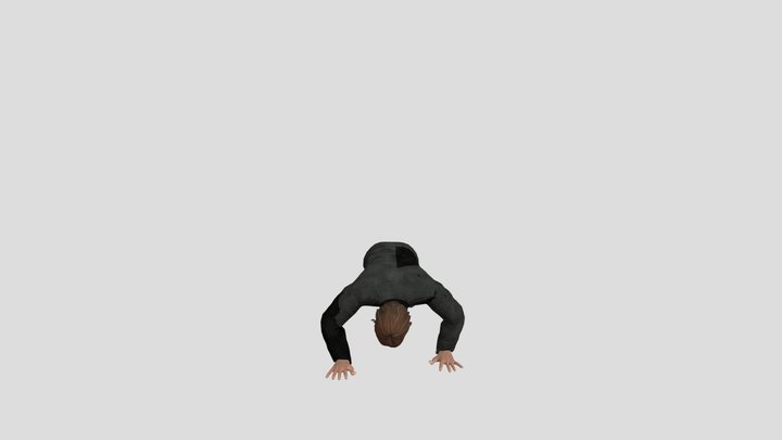 Jump Push Up 3D Model