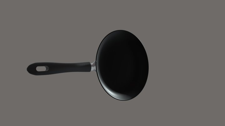simple frying pan 3D Model