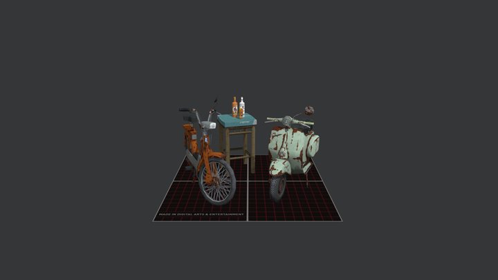 DAE 5 Finished props - By the ocean 3D Model