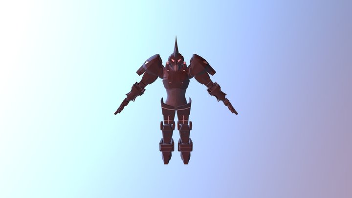 Yellow Skulls Heavy Melee 3D Model