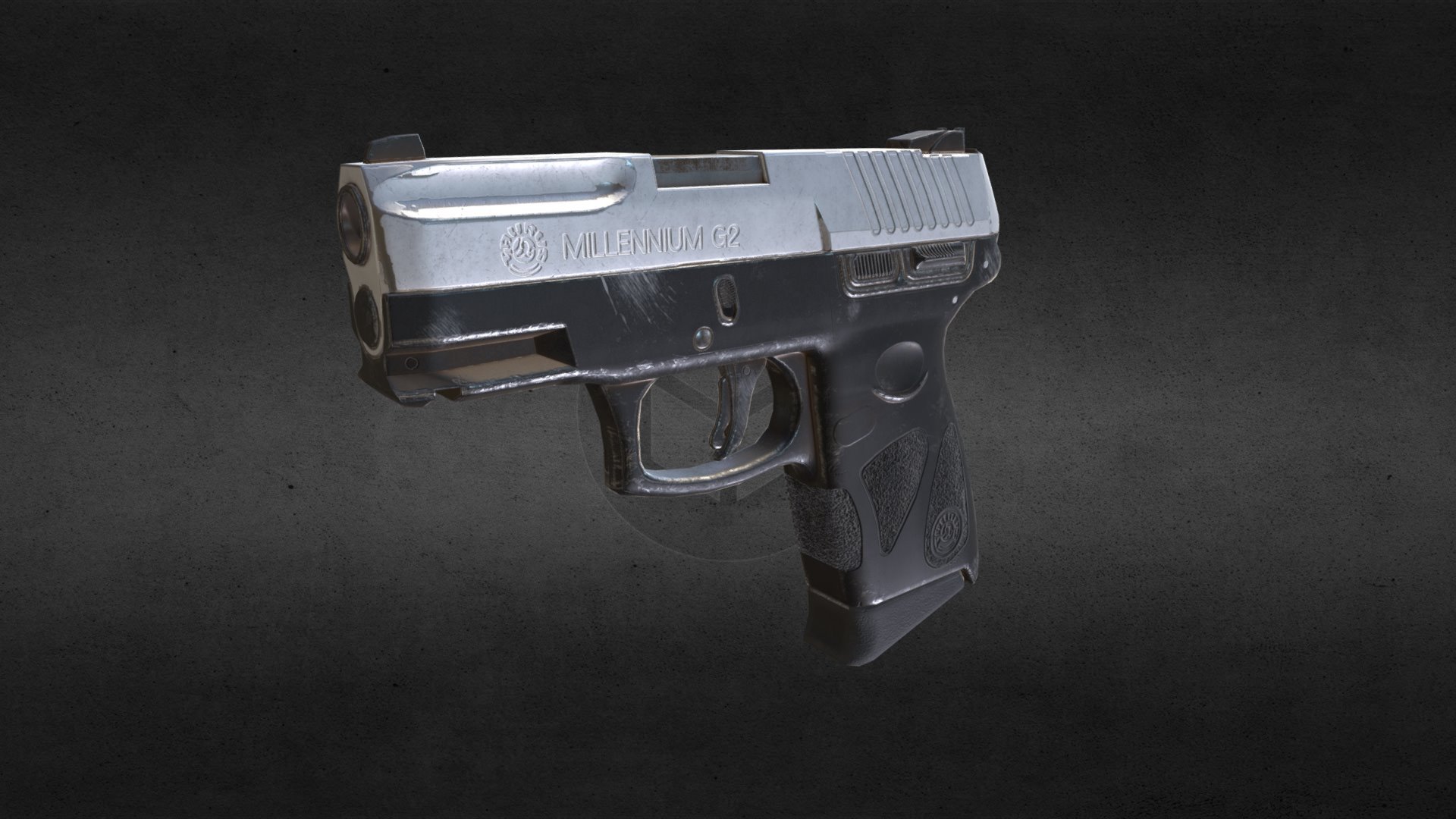 Taurus Pt 111 Handgun Final Render - 3d Model By Cjpetras13 [b78e6a1 