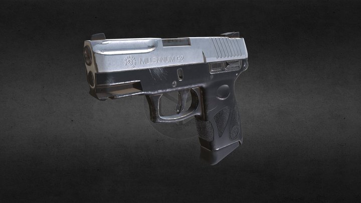Taurus PT 111 Handgun Final Render 3D Model