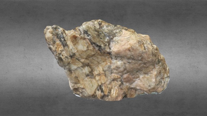 Espodumeno - Plagioclasa - Cuarzo 3D Model