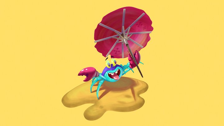 Umbrella Crab - Sketchfab Weekly 3D Model