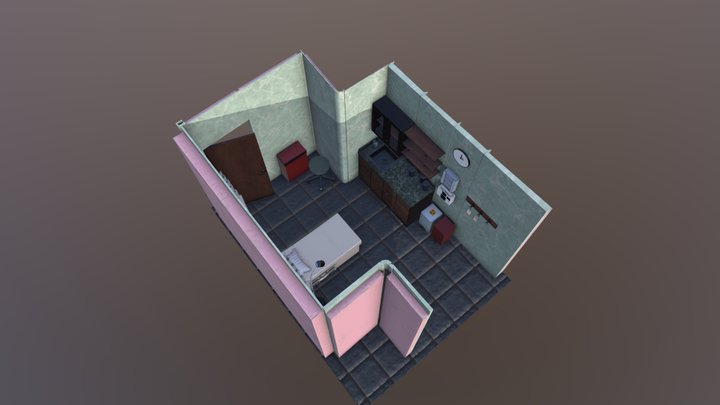 Hospital Room 3D Model