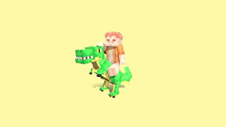 Dinorider 3D Model