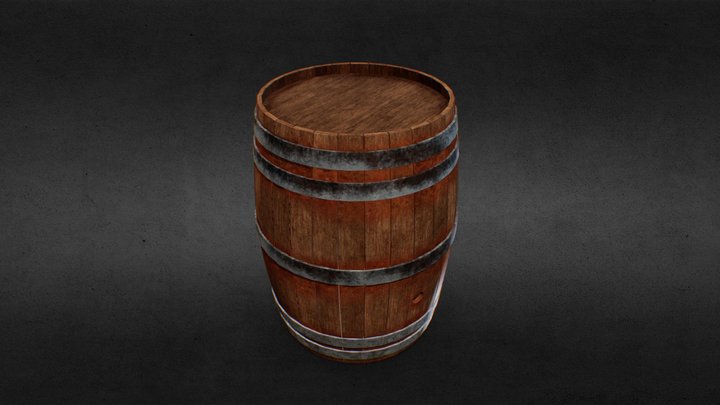 Barrel 3D Model