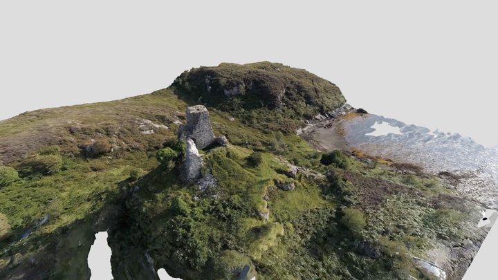 Kyleakin Castle 3D Model