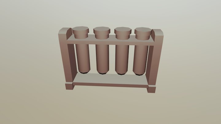 Tubos De Ensayo 3D Model