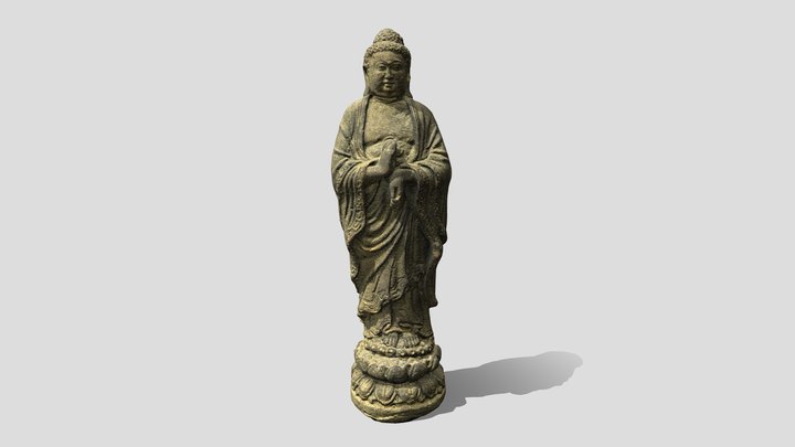 Standing Buddha 3D Model
