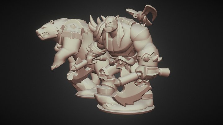 Rexxar 3D Model